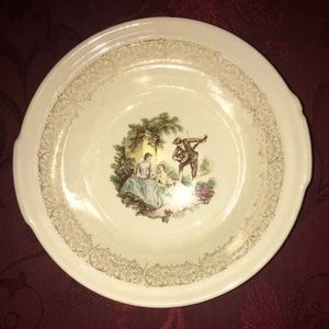 Vintage Triumph American Limoges China D'Or Serenade Serving Bowl 1T-S284